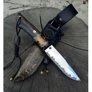 ДУБОВИК II ніж ручної роботи майстра Павла Гончаренка, сталь Х12 в ламінаті, 60-61 HRC. Photo 3